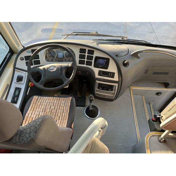 Blue Used Bus 51 Seats Euro 4 Emission Standard