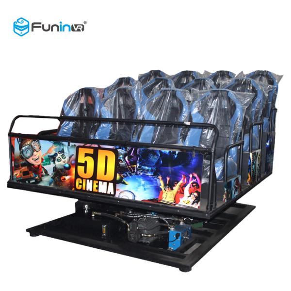 o simulador Funin 6-12 do cinema 9D VR de 5D 7D assenta a tela do metal da liga de alumínio dos vidros 3DM