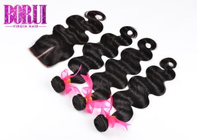 A cutícula malaia cambojana do cabelo humano alinhou estoque do cabelo de 10A 12Ao grande
