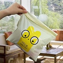 Biodegradable Easy Stick-On Disposable Car Trash Bag, Compostable Cornstarchbag Leakproof Vomit Bag, Kitchen Storage Bag