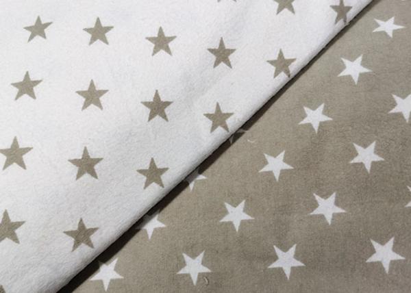 40*42 Pretty Cotton Flannel Sheeting Fabric Skin Friendly Wear Resistance