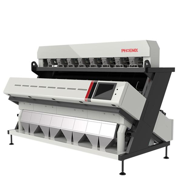 GS Smart Optical Pepper Sorter Equipped With An AI-driven RGB/MSI Flexible Camera Combination, It Accurately Identifies All Types Of Pepper Defects From Four Dimensions: Color, Size, Shape,and Texture