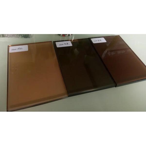 3-20mm Green Blue Black Pink Bronze Grey Tinted Glass For Building