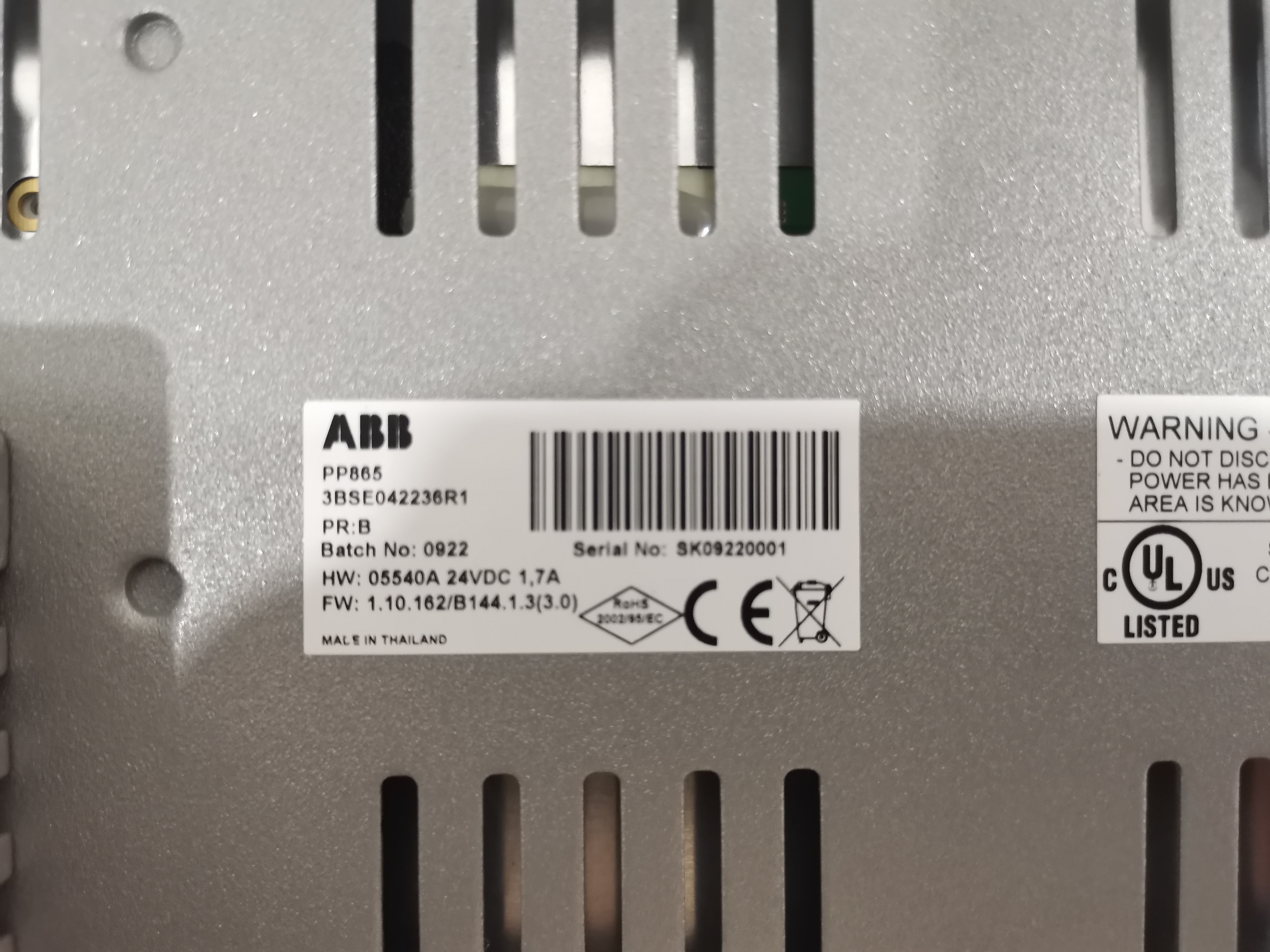 ABB PP865 15