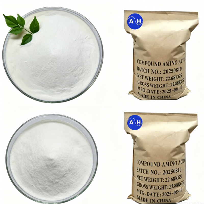 85% Free Amino Acid Powder Derived From Fermented Corn Protein Hydrolysate For Plant-based Fertilizer