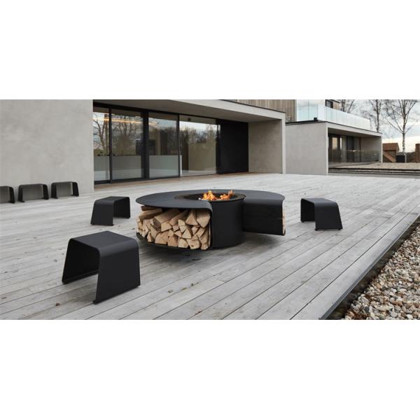 Таблица ямы огня Multi функциональных на открытом воздухе каминов бездымная для мебели сада