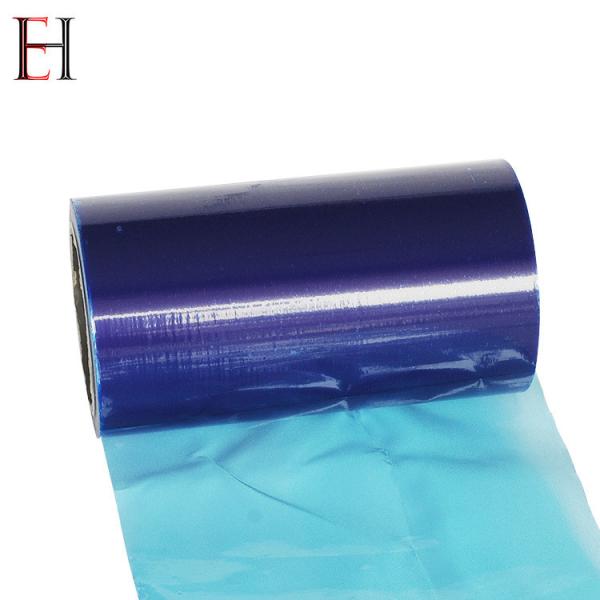 Película adesiva azul PE livre de resíduos para protecção de superfície de chapas de alumínio