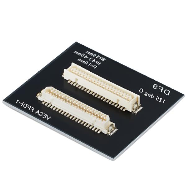 DF9 41P Industrial Grade Medical Wire Harness HIROSE DF9 41 Pin Screen Display Cable Female Hot Press Flat Connect