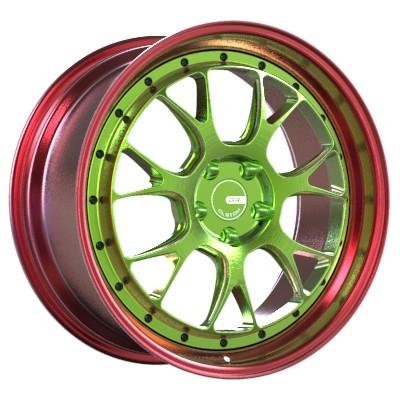 Rodas forjadas de duas partes de bronze lustradas ET35 5x114.3 19 polegadas