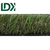 18500Dtex Céréales artificielles synthétiques synthétiques en vert pour le terrain de football