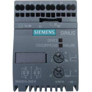 SIEMENS 3RW3014-2BB14 SIRIUS SOFT STARTER S00 6.5 A, 3 KW/400 V, 40 °C 200-480 V