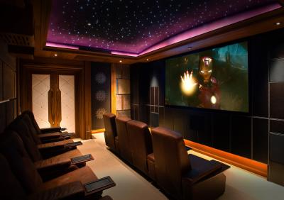 Custom Fiber Optic Star Ceiling Panels 9mm 7 Colors Starry Night Ceiling Panels