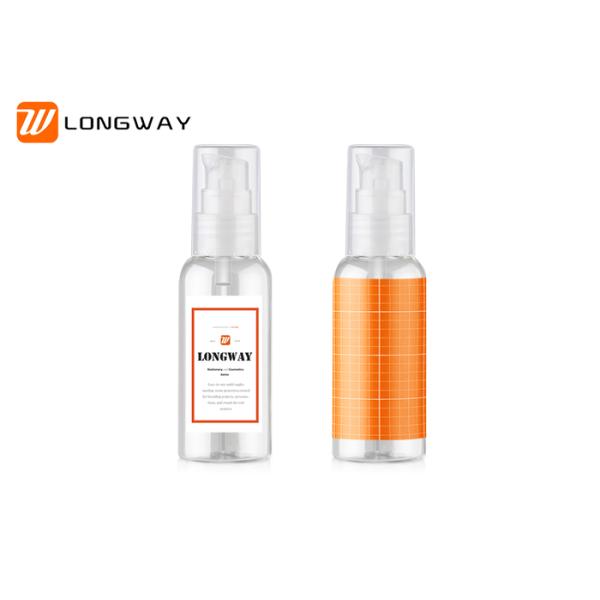 PET refillable cream pump bottle ideal for lotion cream cosmetic packaging