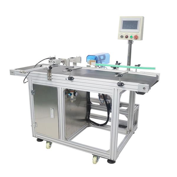 Auto Flat Card Bag Vacuum Suction Labeling Machine with Pneumatic System and Sticker