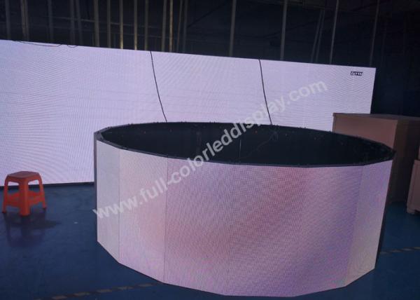 P3.91 arco alugado interno flexível exposição conduzida, vário tamanho conduzido redondo da tela