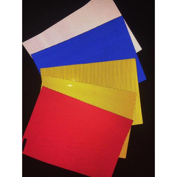 Honeycomb Anti UV Printable Reflective Stickers For Traffic Signs