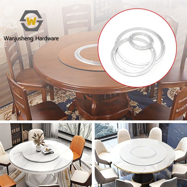 Aluminum Alloy Table Turntable Base Round Table Turntable Base Table Bearing Furniture Tabletop Round Table Turntable