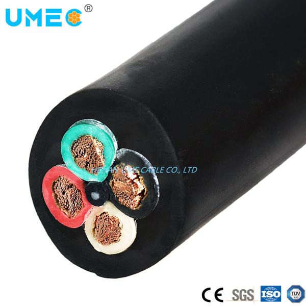 Customized DIN En 60332 Electrical 2 3 4 5 Cores Rubber Sheath H05bb-F H07bb-F Cable