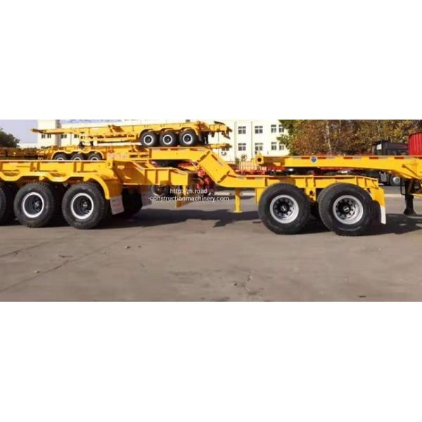 Steel 70 Ton CIMC Container Trailer 12R22.5 Tire With Dolly