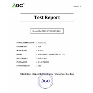 Ningbo Bestlite Electric Co., Ltd Сертификации