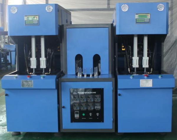 máquina de molde semi automática do sopro de 380V 14KW para garrafas do ANIMAL DE ESTIMAÇÃO