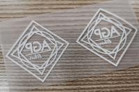 A transferência térmica de alta qualidade da roupa etiqueta o silicone da impressão 3D