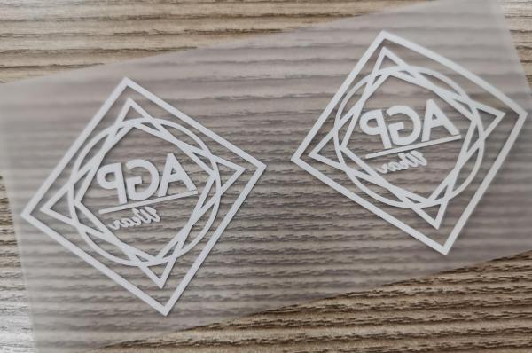 Logo d'impression de transfert thermique sur mesure en 3D