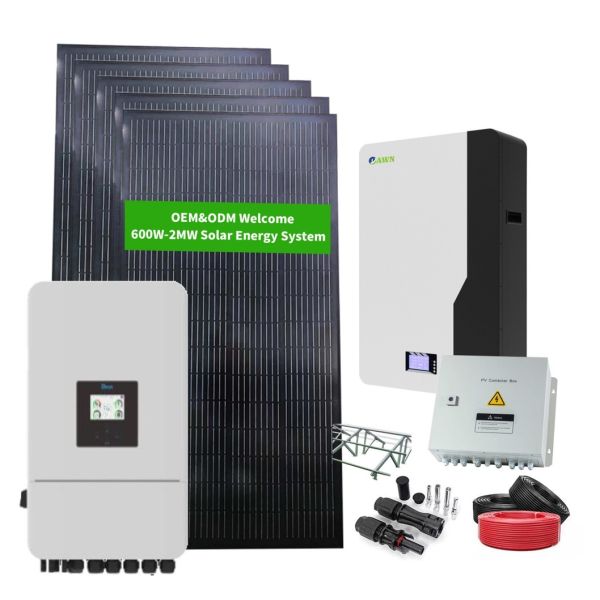 New Arrival Solar Ground Mounting System Afford 12kw Low Cost for Whole House Hybrid Solar System in Europe