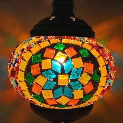 Mediterranean style Art Deco handmade Turkish Mosaic Pendant Lamp(WH-DC-18)