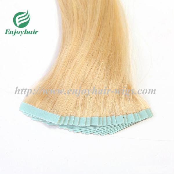 Tape Hair extension 16-28L,100s/pack 613# color Straight malaysian virgin hair