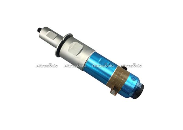 transdutor da soldadura ultrassônica de 20Khz 1500W com o impulsionador de aço para a máquina de soldadura
