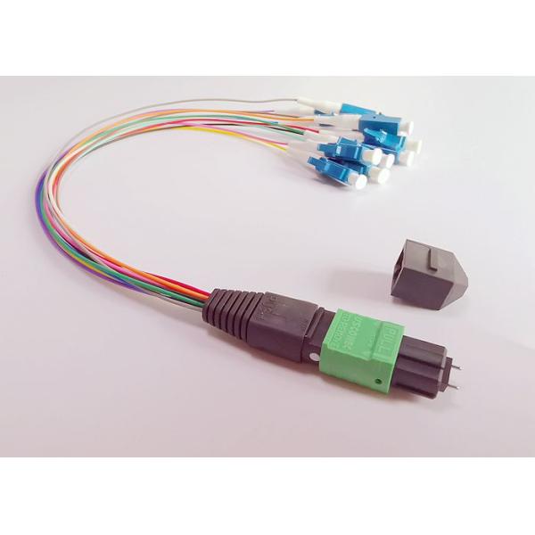 Cable de fribra óptica a una cara industrial, cable estable de la fibra del funcionamiento SM