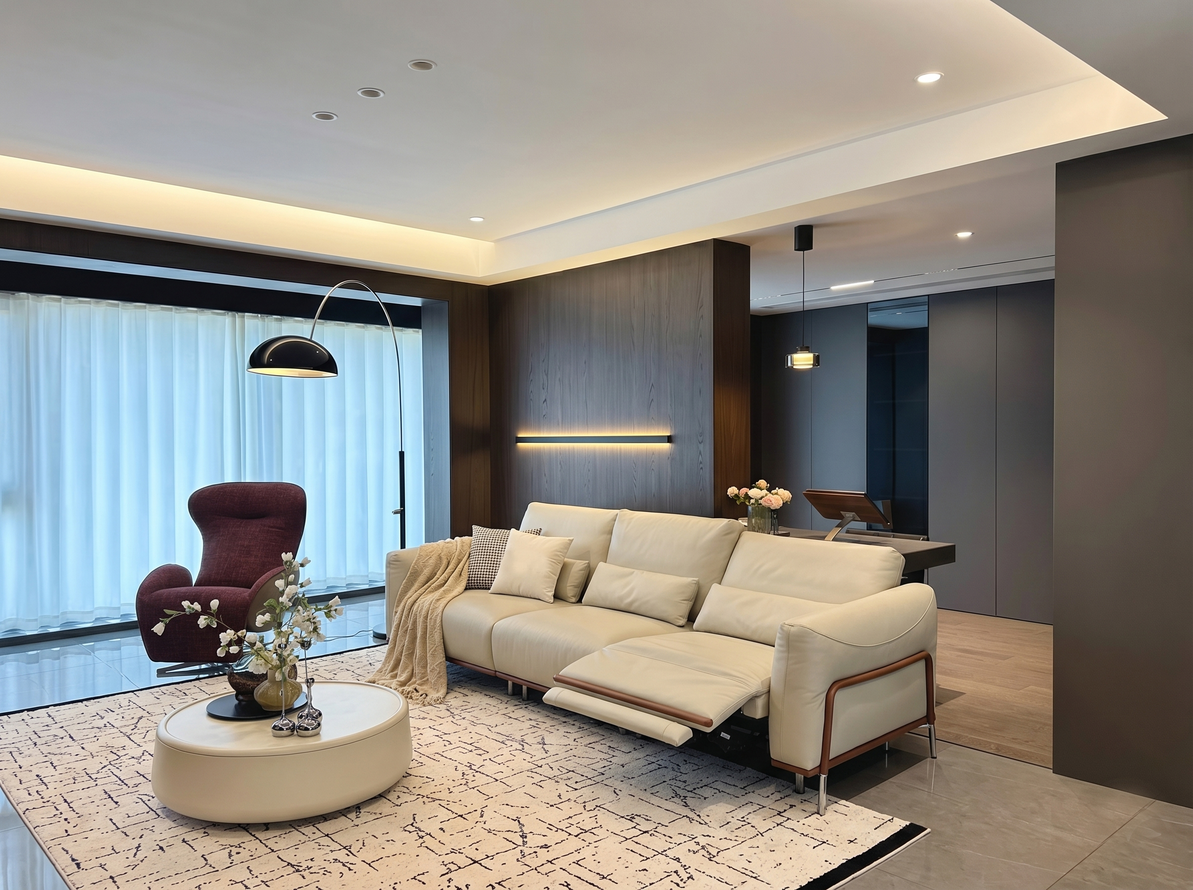 Luxury Modern Recliner Sofa |Design For Modern Apartment And Villa