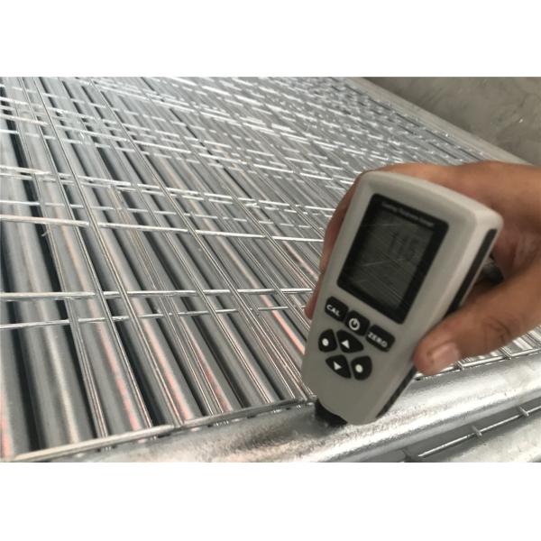 UK standard 38mm vertical tube and horizontal tube 25mm temp construction fence panels 2045mm*3450mm rental fence panels