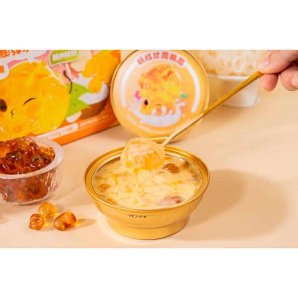 Кантонский Манго Помело Саго Персиковая жвачка Десерт Китайский сладкий суп FDA одобрен