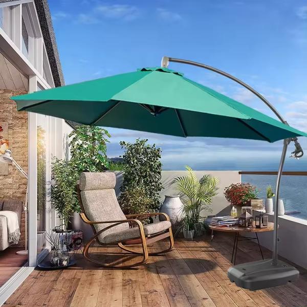 Quadro de aço exterior de cor personalizada pátio praia jardim guarda-sol para o exterior
