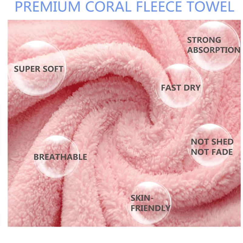 Strong Absorption 55x100 Microfibre Head Towel 300 Gsm Fast Dry Hair Wrap