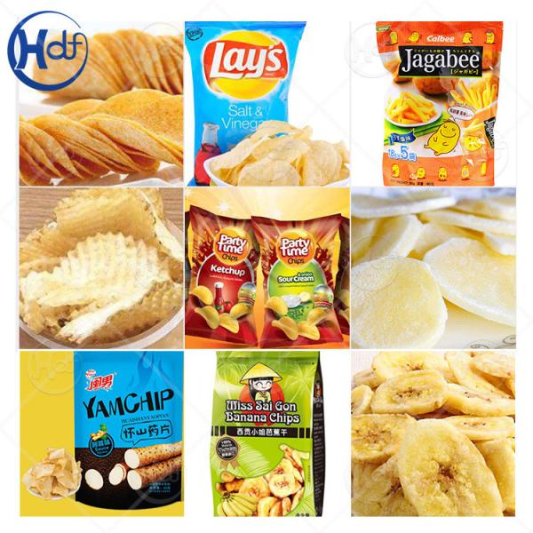 Factory Potato Chips Cutting Machine / French Fries Production Line / Potato Chips Production Line Automatic
