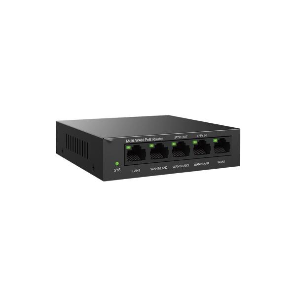 G0-5G-PoE Cinq ports Gigabit PoE alimentation AP gestion intégré routeur d'entreprise AC4WAN plus quatre ports support POE