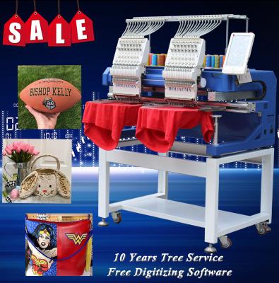 Same as barudan embroidery machine HO1502H high speed 15 colors computer embroidery machine 2 heads for cap/tshirt/flat