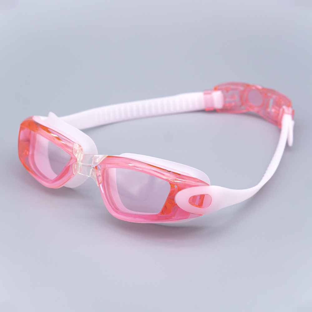 Durable Adjustable Strap Electroplated Swimming Goggles For Sports Safety