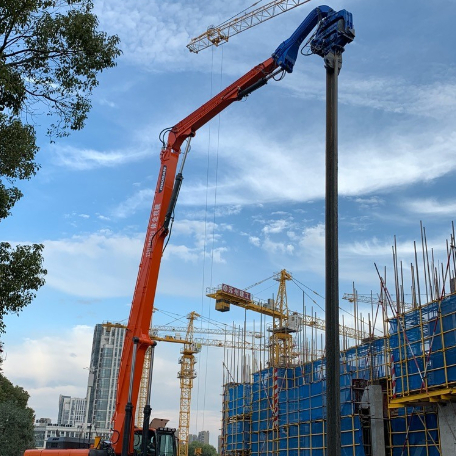 Точность водителя кучи молотка Vibro CAT 420 большая высокая