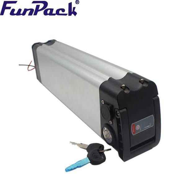36V  48V IPX5 Waterproof Electric Bicycle Battery Shock Resistant 600-1200 Times Cycle Life