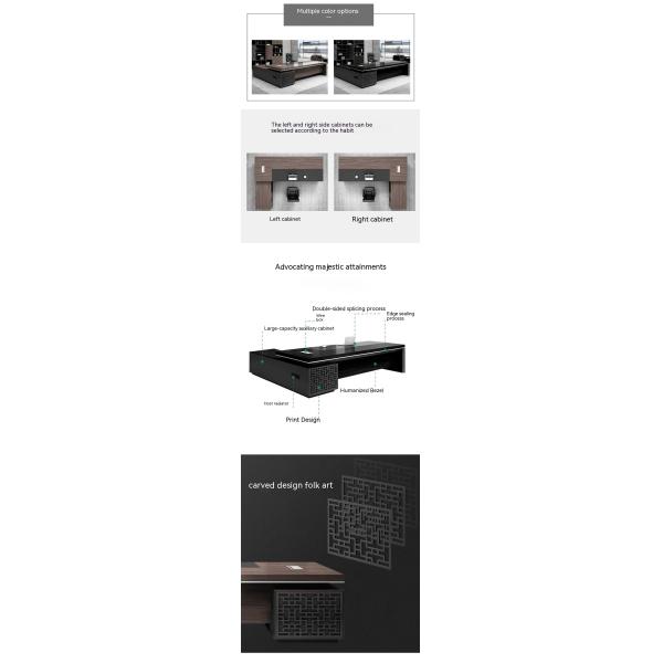 Стильный босс менеджер офисный стол и стул Комбинация для коммерческой мебели