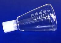 frasco cónico de cristal de cuarzo de 250ml Erlenmeyer con la boca de tierra