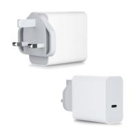 Chargeur murale de téléphone portable de type UK Plug Fast Type C 5V 9V 12V 3A 15V 2.6A PD 36W 45W