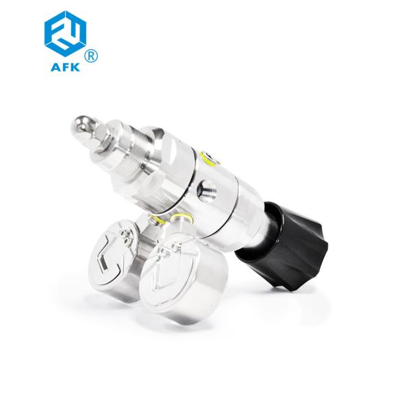 AFK R31 25MPa High Pressure Gas Regulator For Helium Chlorine Ammonia Argon Nitrogen