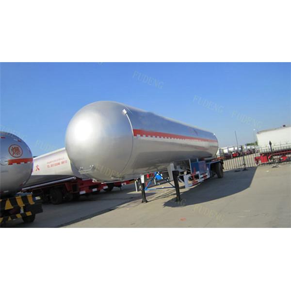 FUWA / BPW Tri -  Axle LPG Tank Trailer Design Pressure 1.61MPa 50000 / 60000 Liters
