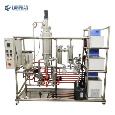 6-15L/H Wiped Film Distillation Equipment Stainless Steel Molecular Industrial Oil Distiller