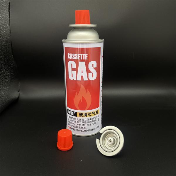 Boîte à gaz au butane pour barbecue et brûleurs portables.